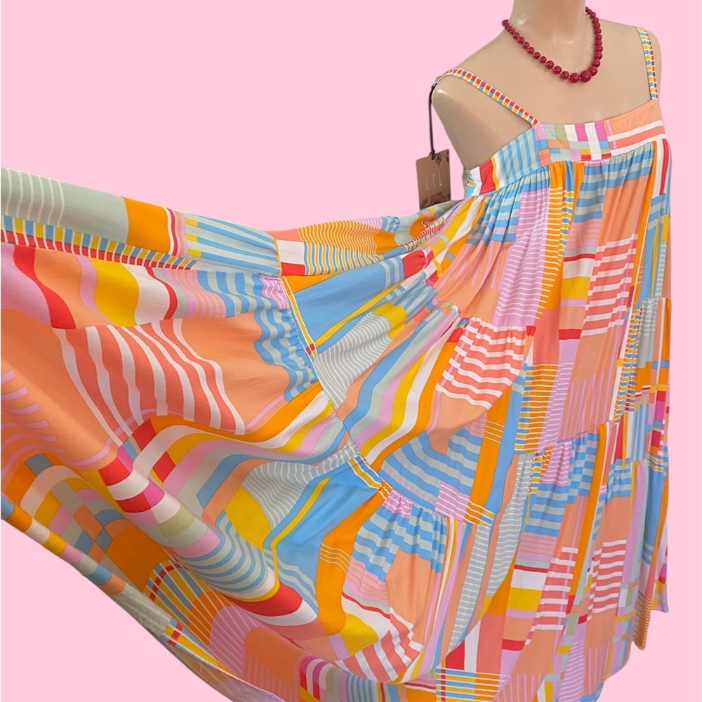 Deadstock Abel the Label Colorful Sundress